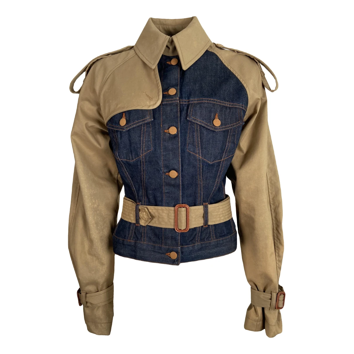 Pre-owned Jean Paul Gaultier Jacket In Beige