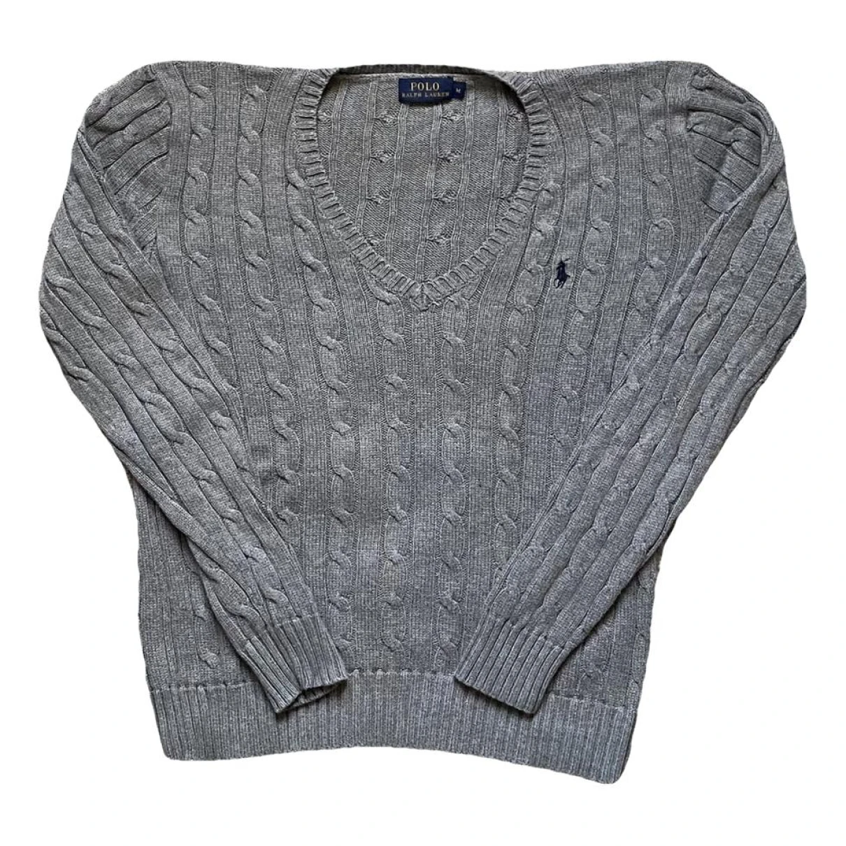Pre-owned Polo Ralph Lauren Cashmere Sweatshirt In Grey