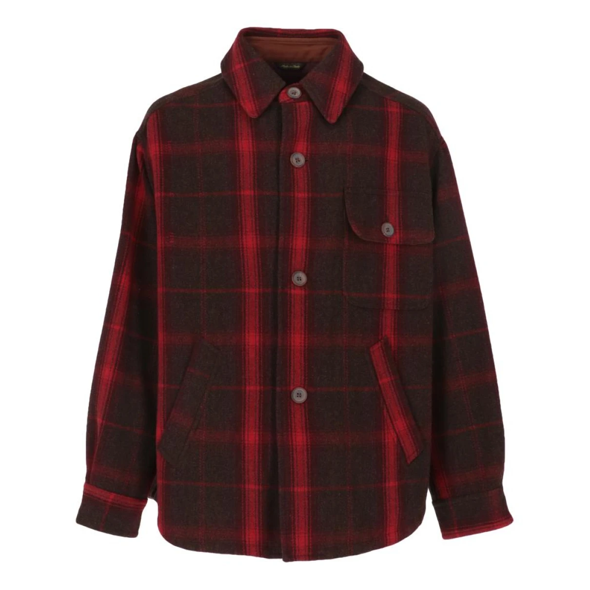 Pre-owned Romeo Gigli Wool Shirt In Red