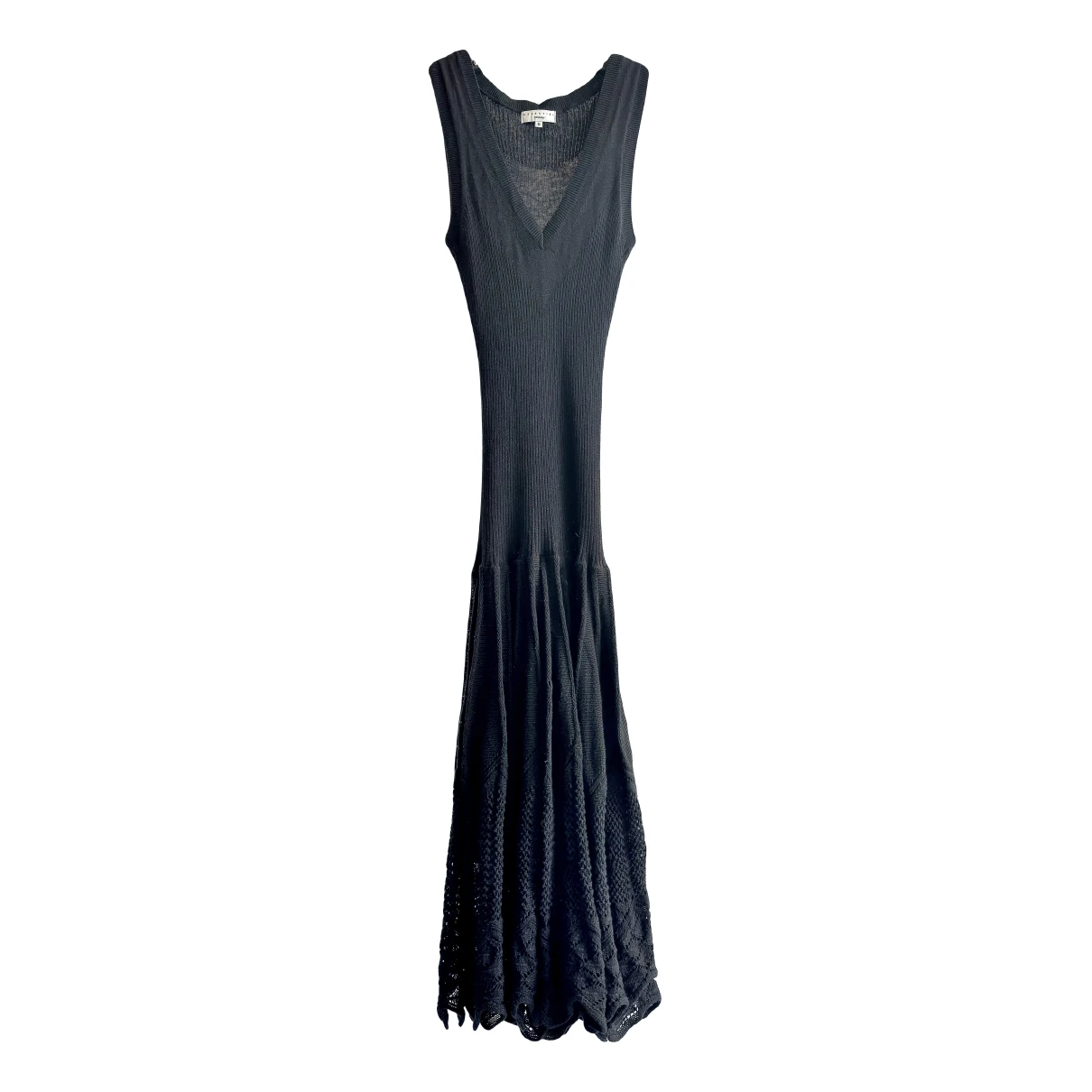 Pre-owned Essentiel Antwerp Mid-length Dress In Black