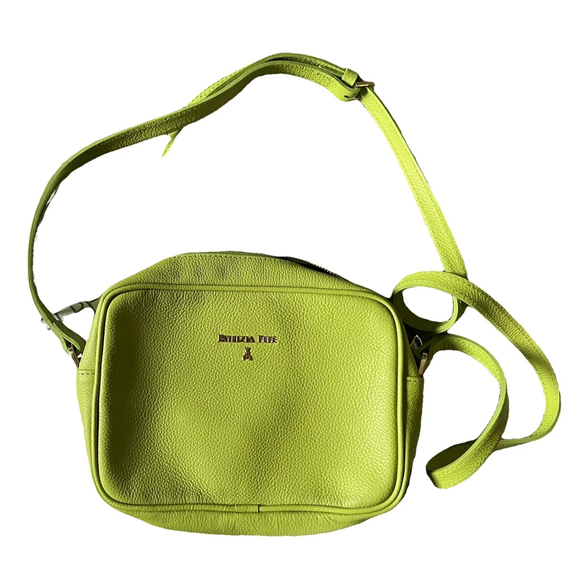 Pre-owned Patrizia Pepe Leather Crossbody Bag In Green