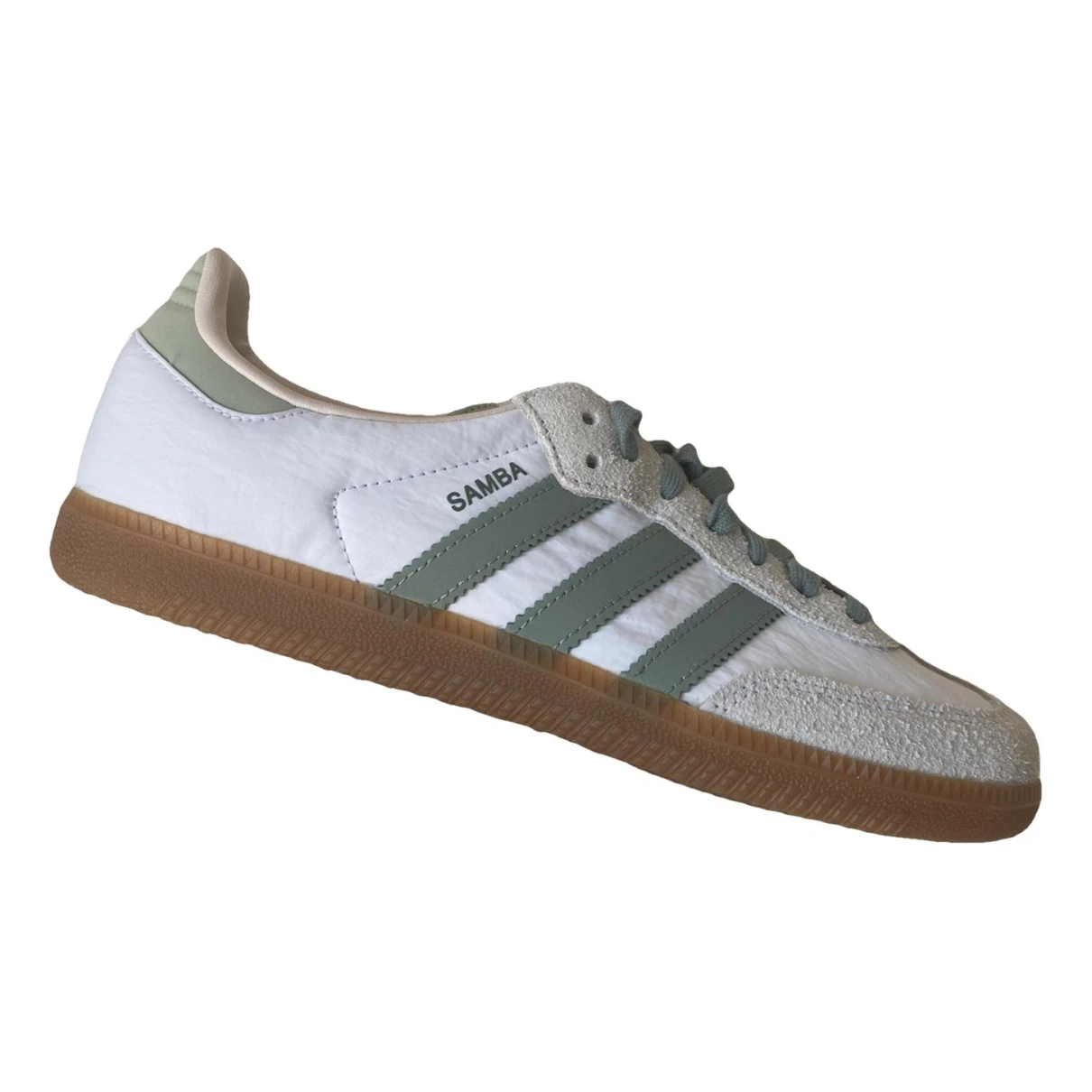 Pre-owned Adidas Originals Samba Cloth Trainers In White