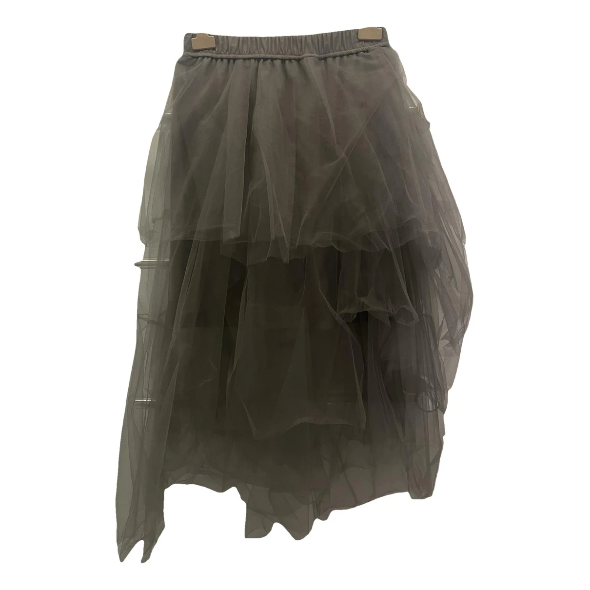 Pre-owned Brunello Cucinelli Mid-length Skirt In Grey