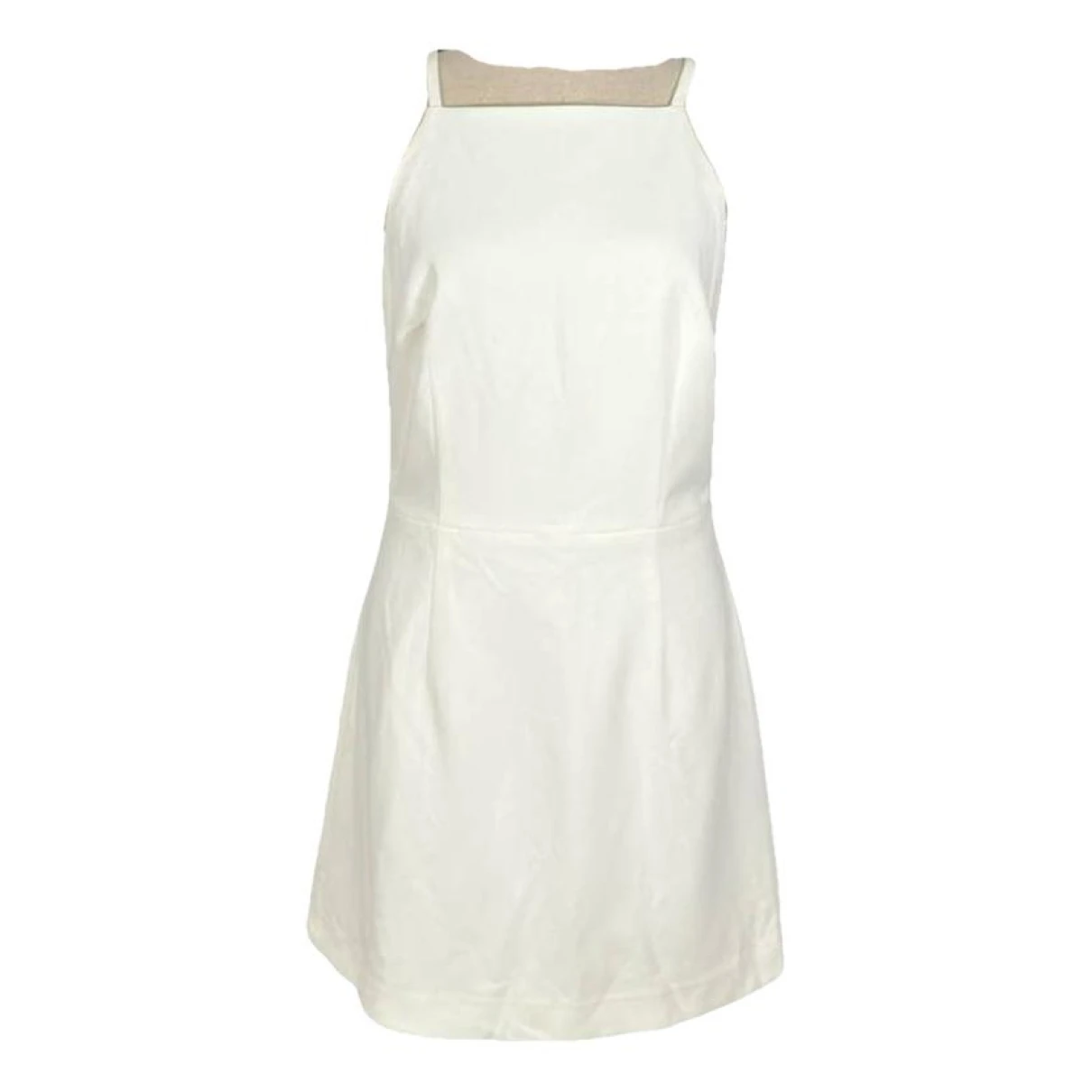 Pre-owned French Connection Mini Dress In White