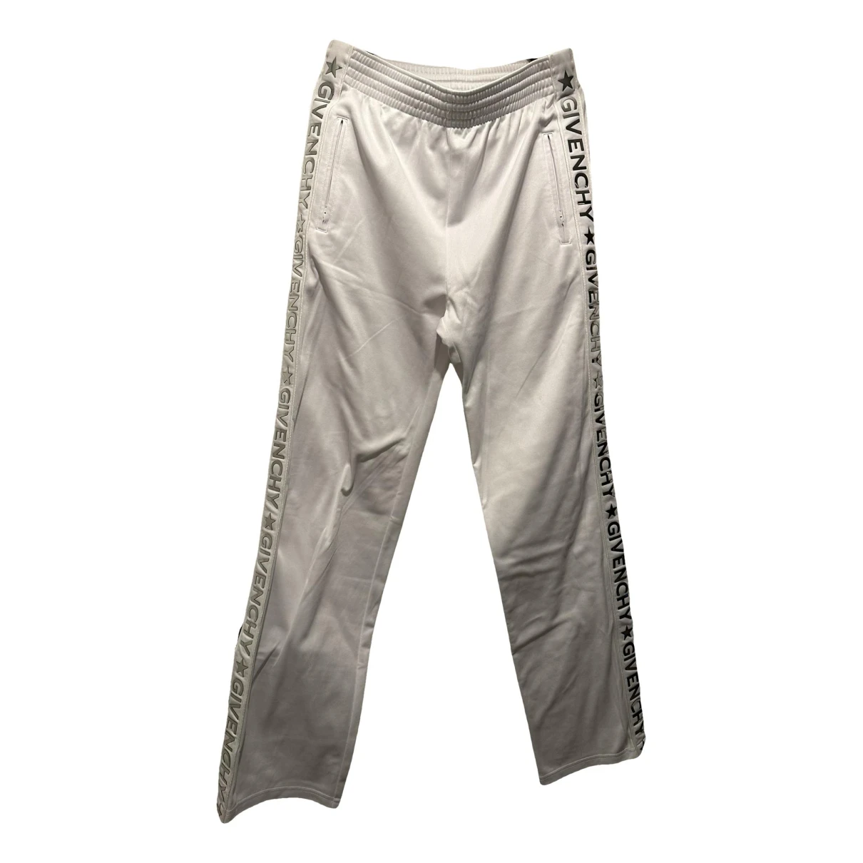 Pre-owned Givenchy Trousers In White