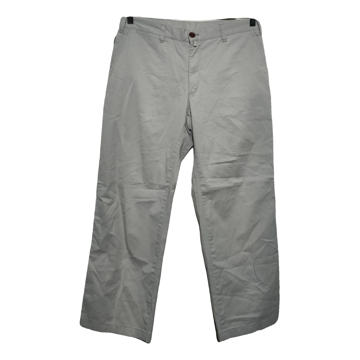 Pre-owned Barbour Trousers In Grey