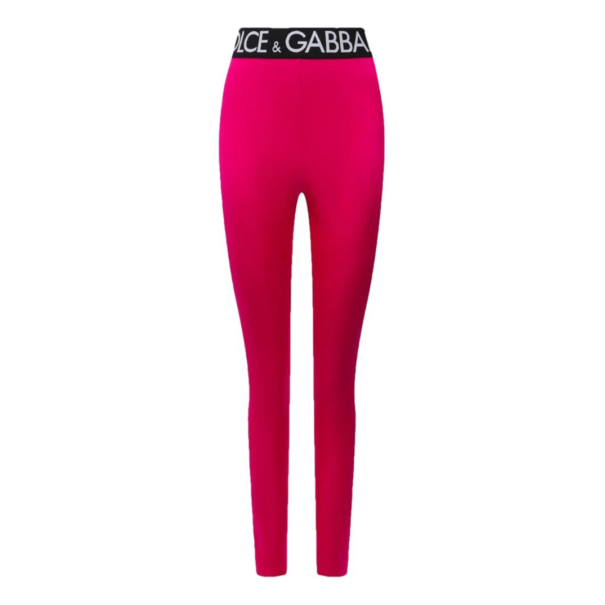 Pre-owned Dolce & Gabbana Leggings In Pink
