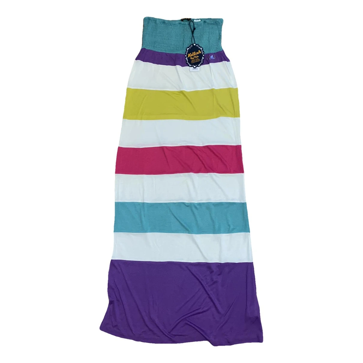 Pre-owned Miss Sixty Maxi Dress In Multicolour