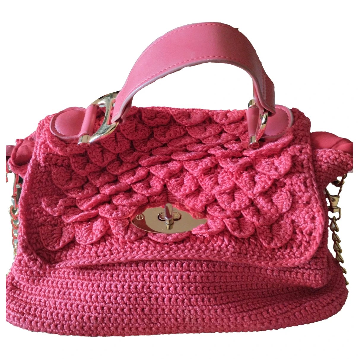 Pre-owned Camomilla Handbag In Red