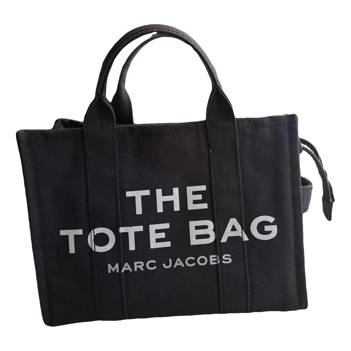 Pre-owned Marc Jacobs Cloth Tote In Black