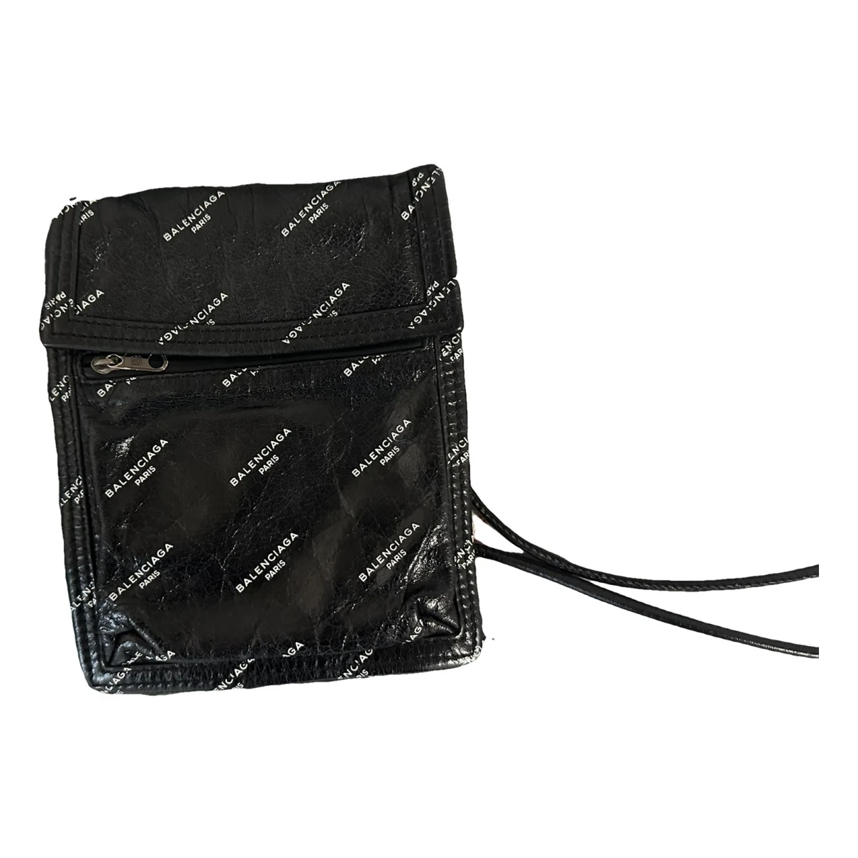 Pre-owned Balenciaga Neo Classic Vegan Leather Bag In Black