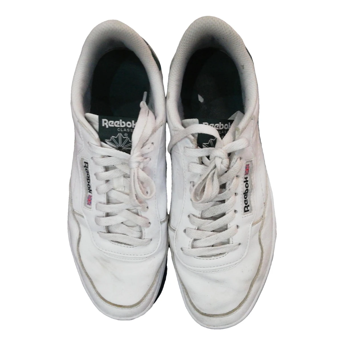 Pre-owned Reebok Club C 85 Leather Low Trainers In White