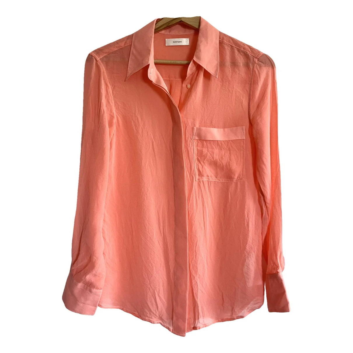 Pre-owned Suistudio Silk Shirt In Pink