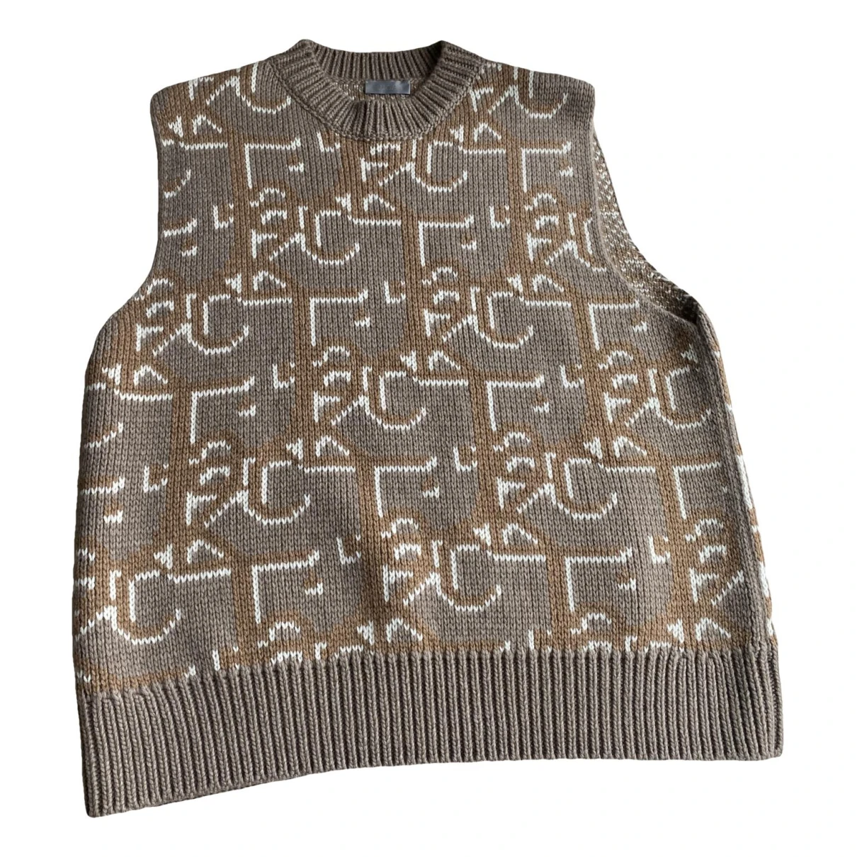 Pre-owned Dior Cashmere Vest In Brown