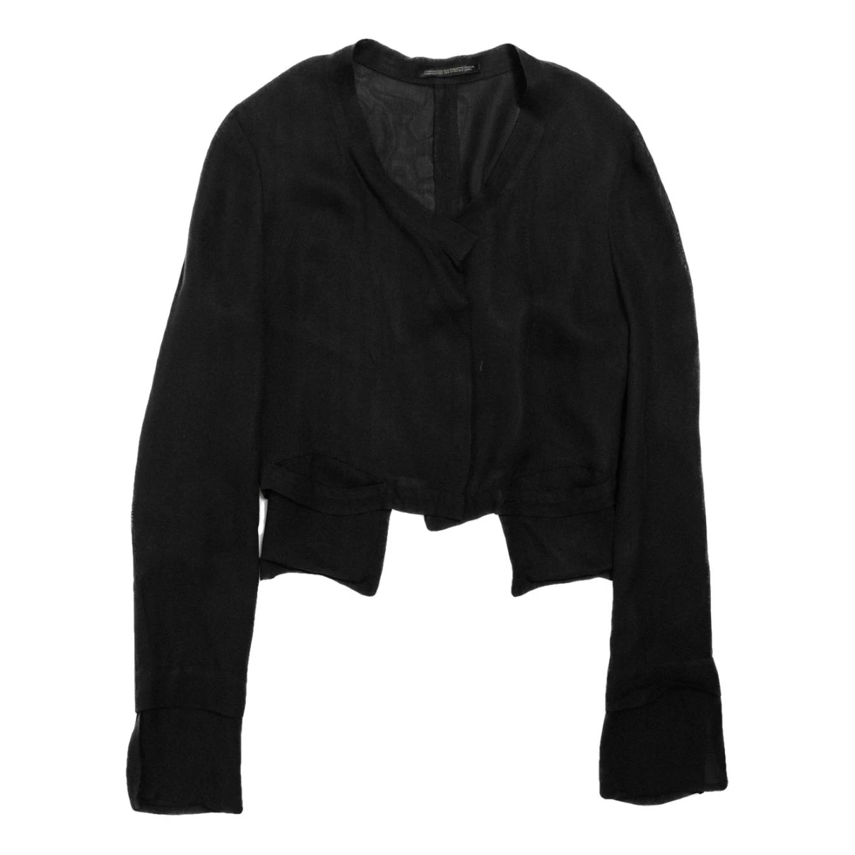Pre-owned Yohji Yamamoto Short Vest In Black