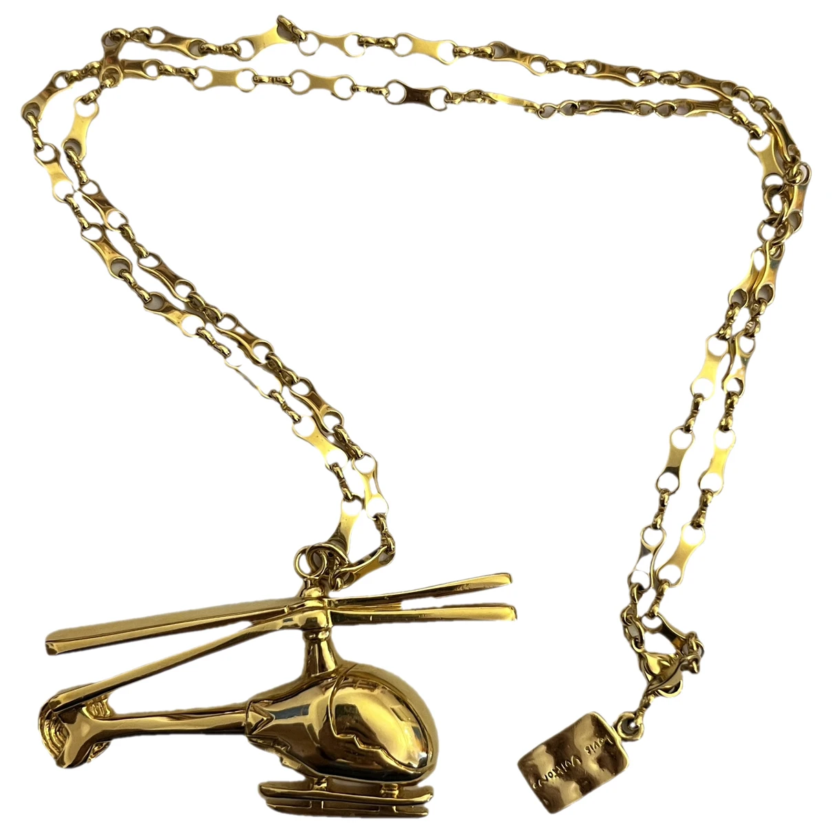 Pre-owned Louis Vuitton Long Necklace In Gold