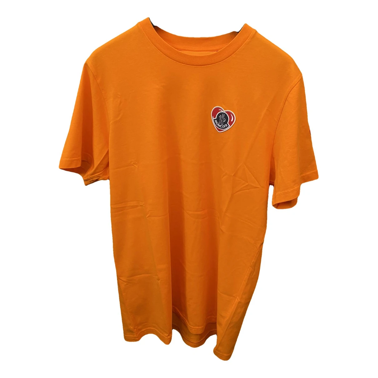 Pre-owned Moncler T-shirt In Orange