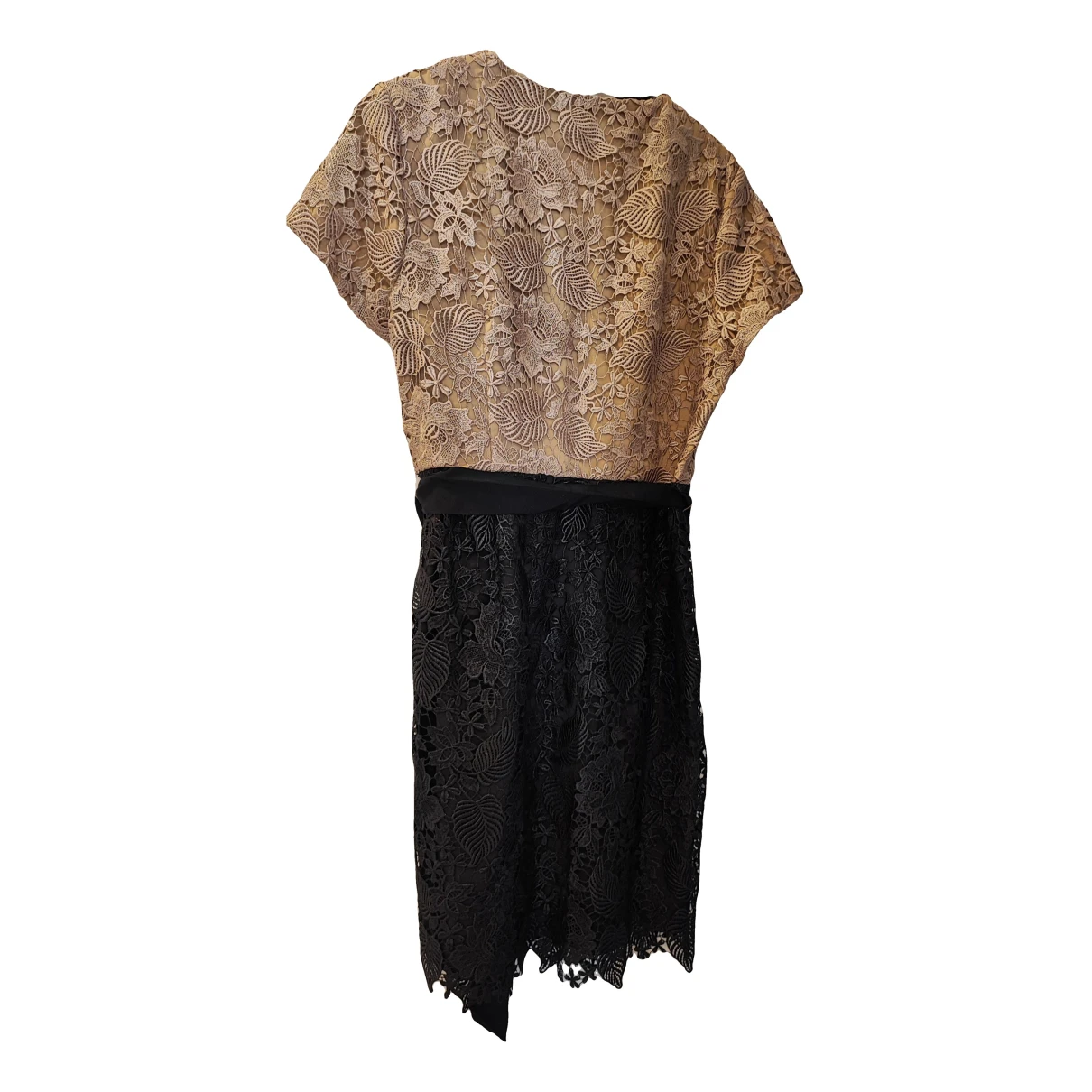 Pre-owned Hoss Intropia Lace Dress In Black