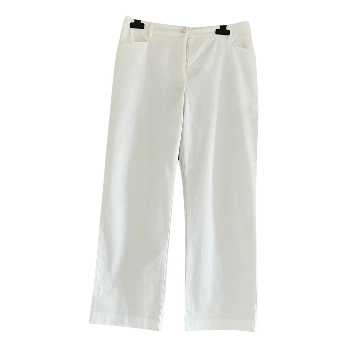 Pre-owned Blumarine Chino Pants In White