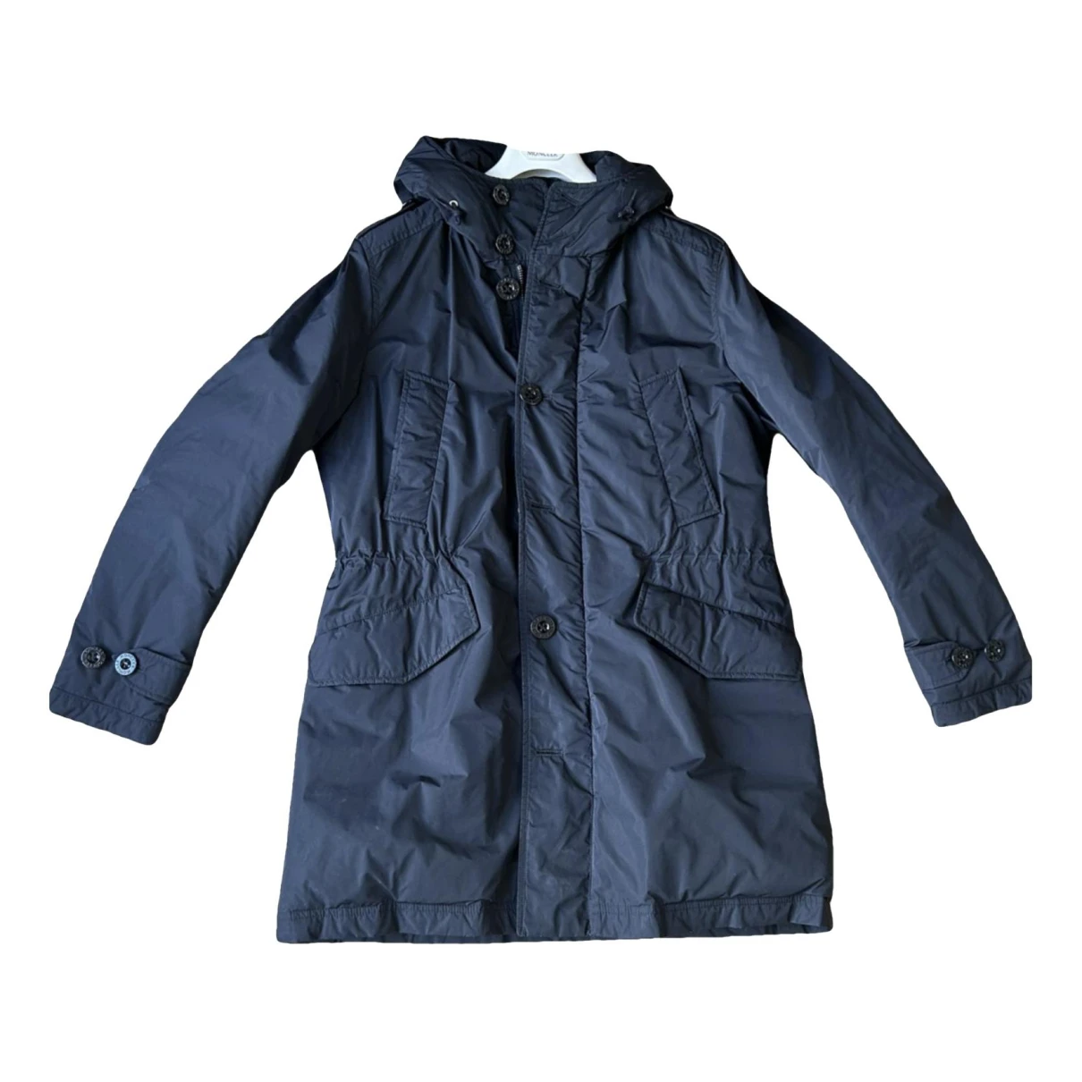 Pre-owned Moncler Classic Parka In Blue