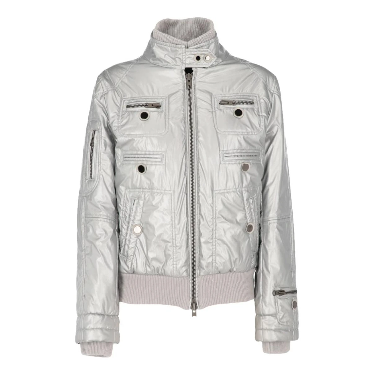 Pre-owned Fay Jacket In Silver