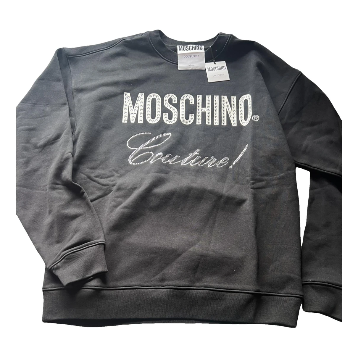 Pre-owned Moschino Sweatshirt In Black