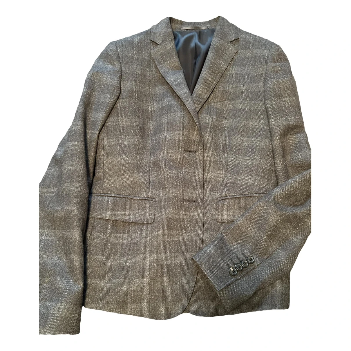Pre-owned Mauro Grifoni Wool Suit Jacket In Grey
