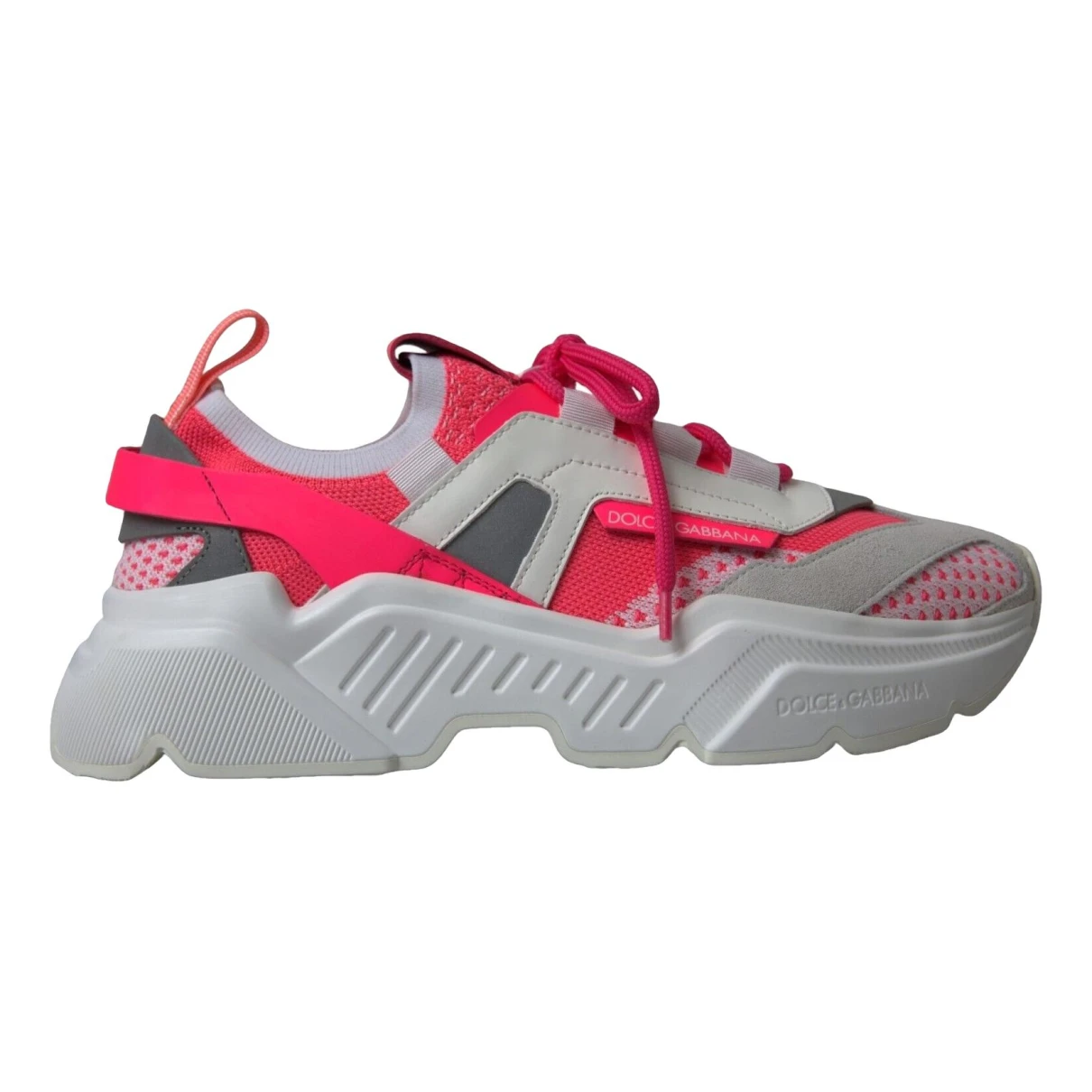 Pre-owned Dolce & Gabbana Daymaster Trainers In Pink