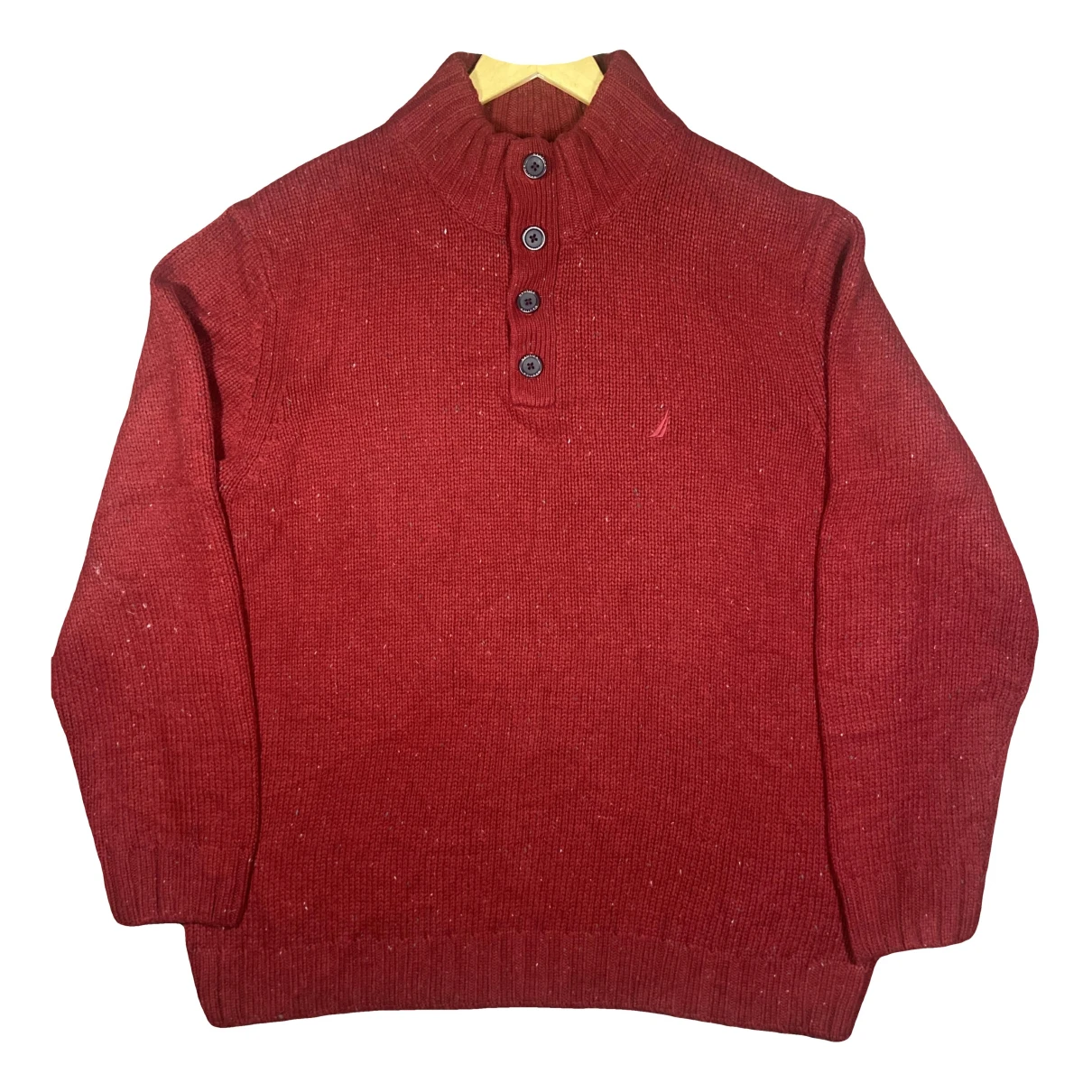 Pre-owned Nautica Wool Pull In Red