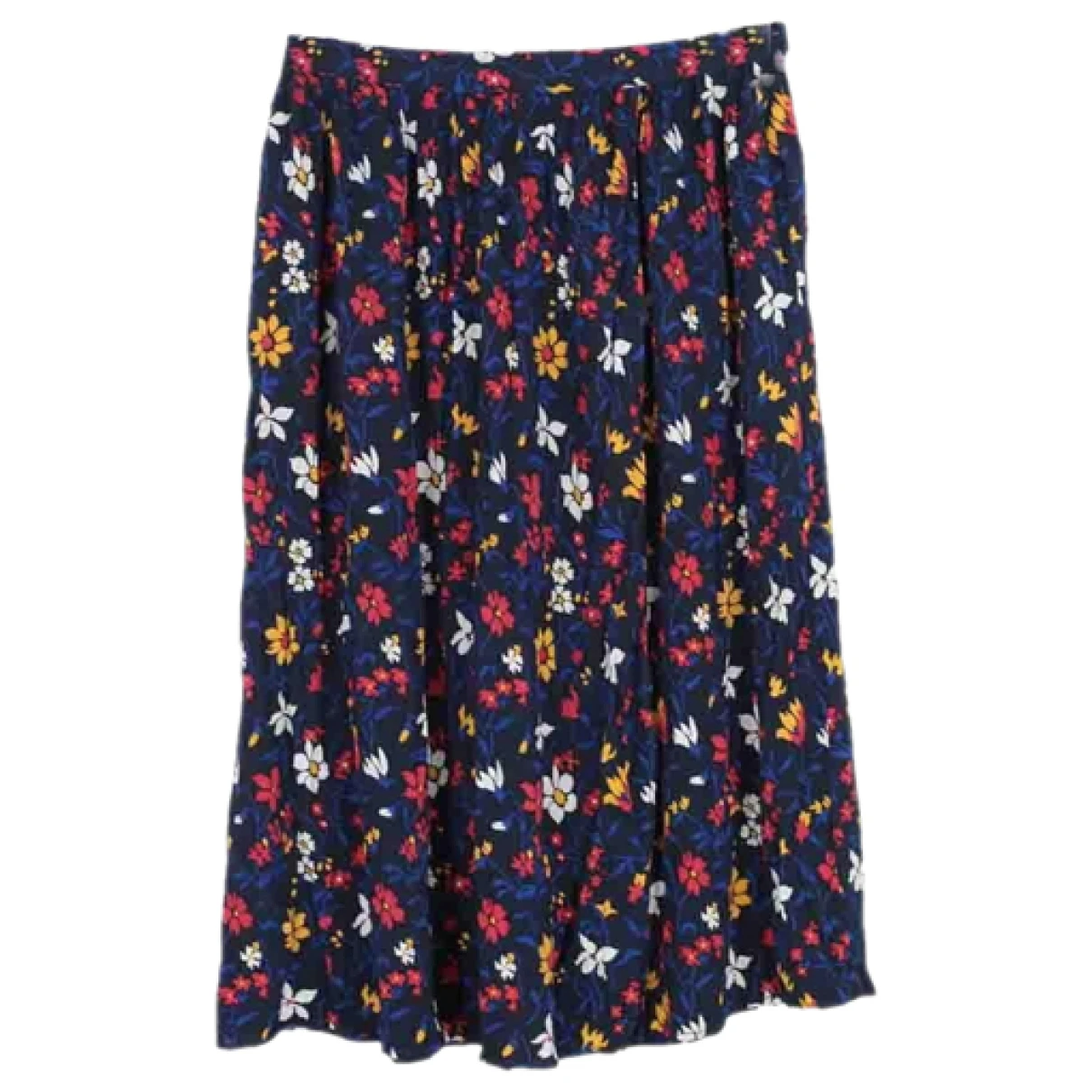 Pre-owned Tommy Hilfiger Maxi Skirt In Blue