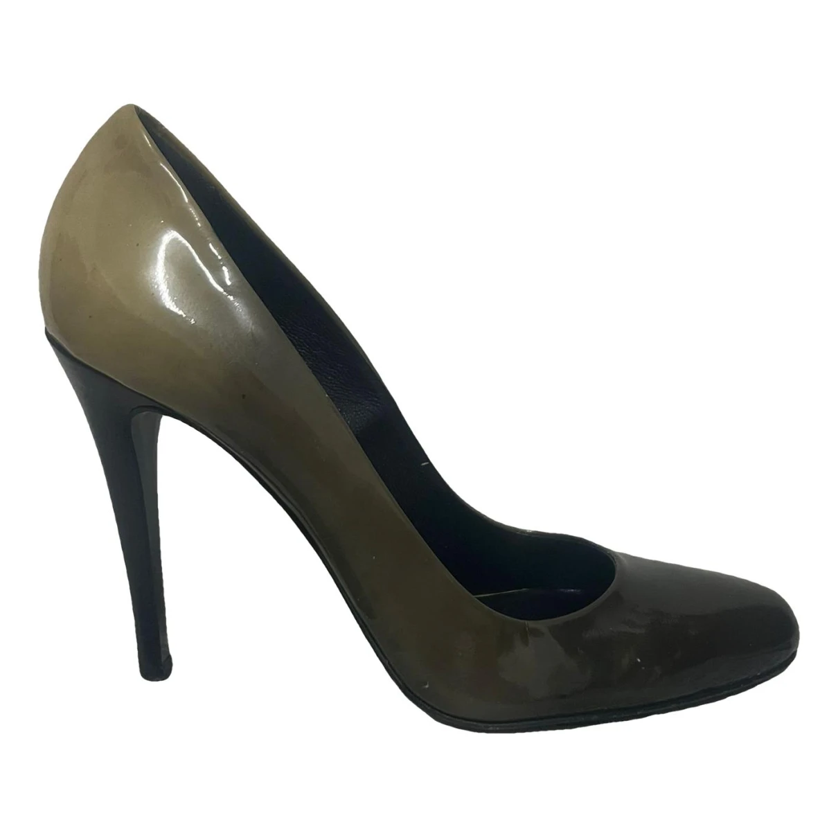 Pre-owned Le Silla Leather Heels In Khaki