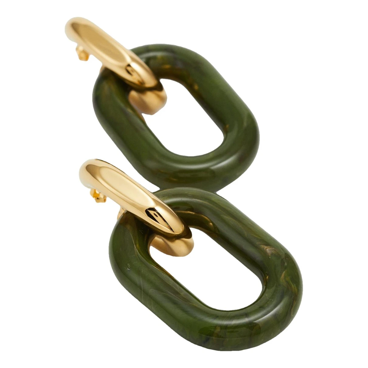 Pre-owned Paco Rabanne Earrings In Green