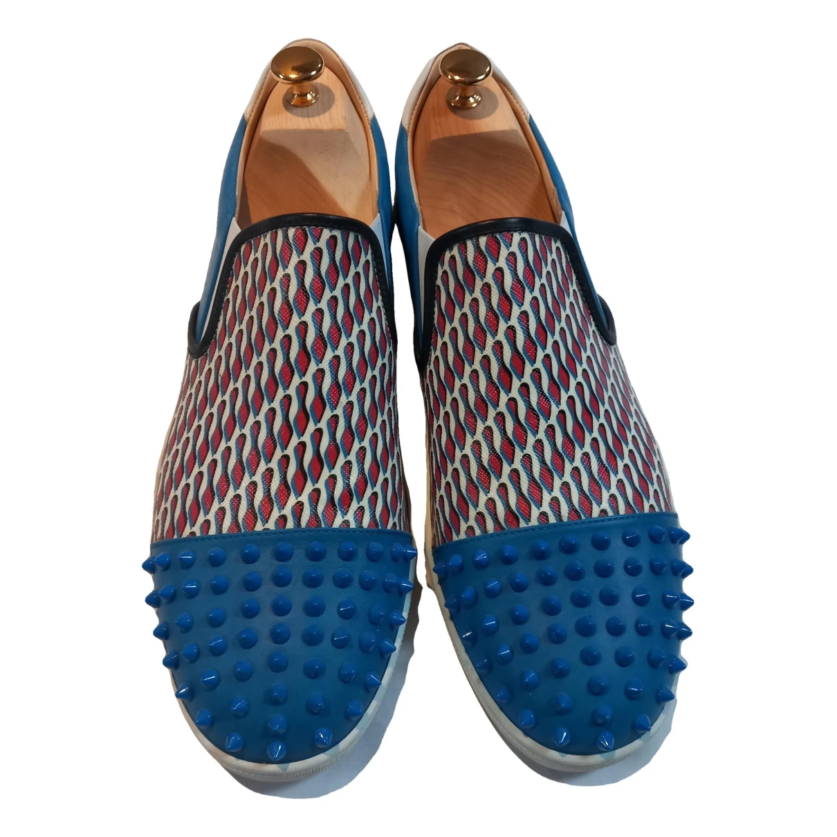Pre-owned Christian Louboutin Low Trainers In Multicolour