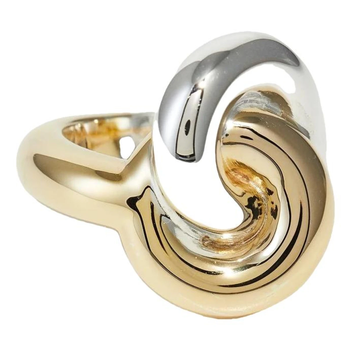 Pre-owned Uncommon Matters Silver Ring In Gold