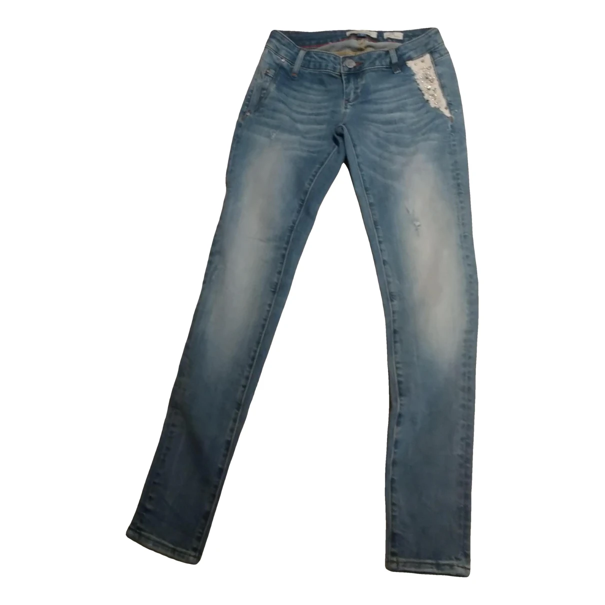 Pre-owned Fracomina Slim Jeans In Blue