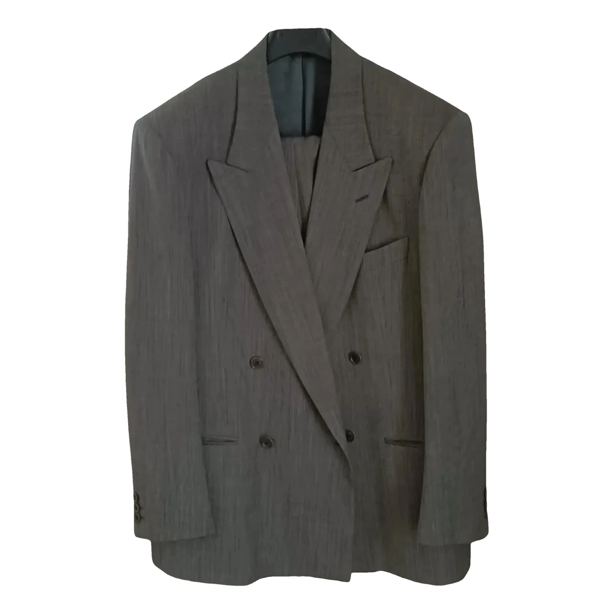 Pre-owned Valentino Suit In Grey
