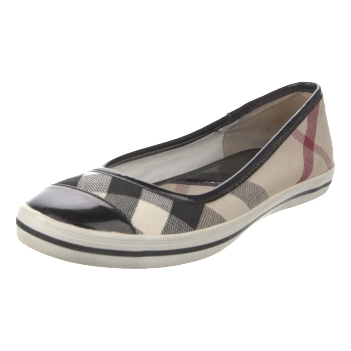 Pre-owned Burberry Leather Flats In Multicolour