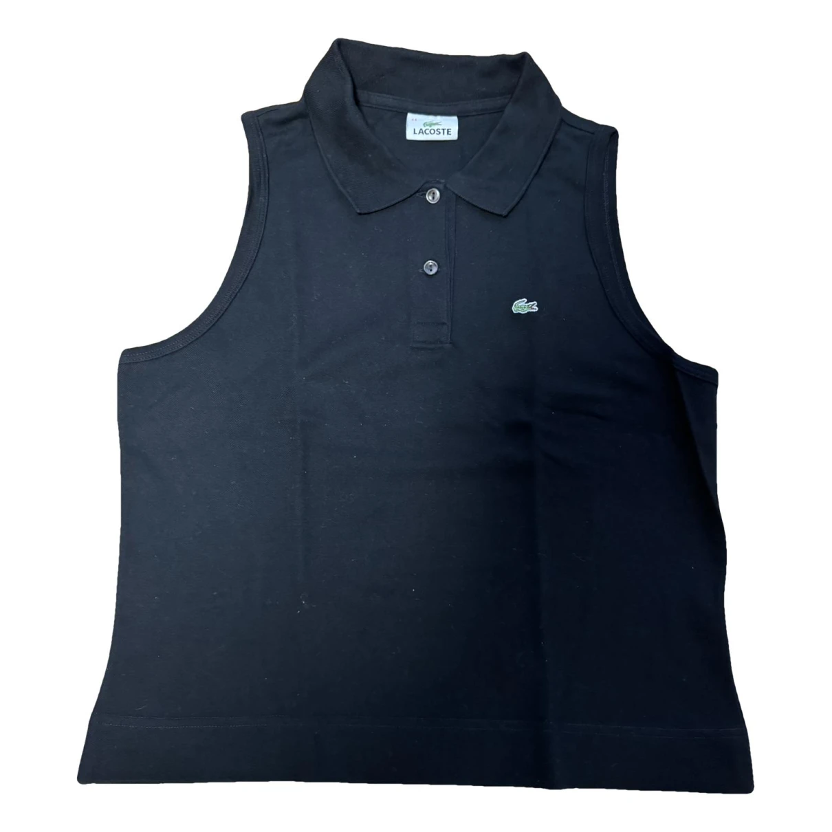 Pre-owned Lacoste Polo In Black