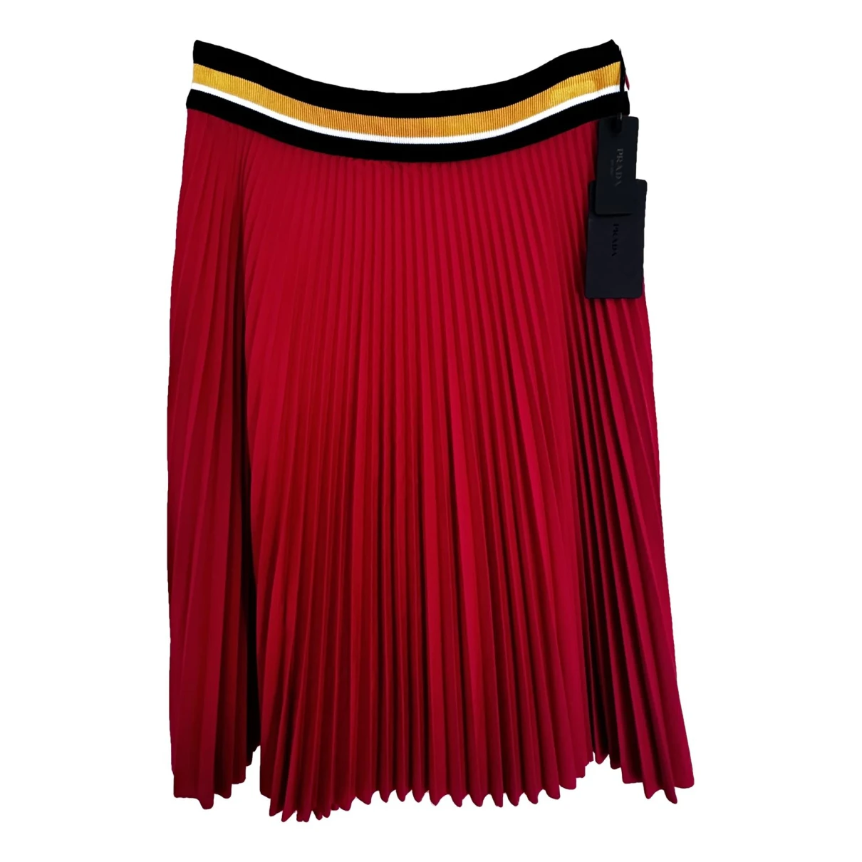 Pre-owned Prada Skirt In Red