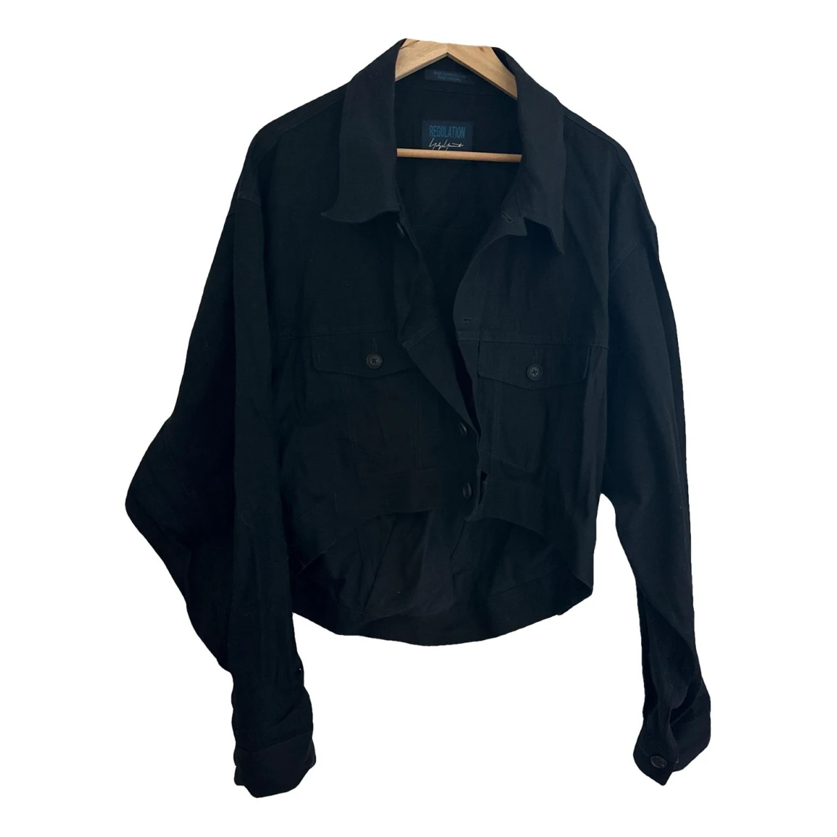 Pre-owned Yohji Yamamoto Jacket In Black