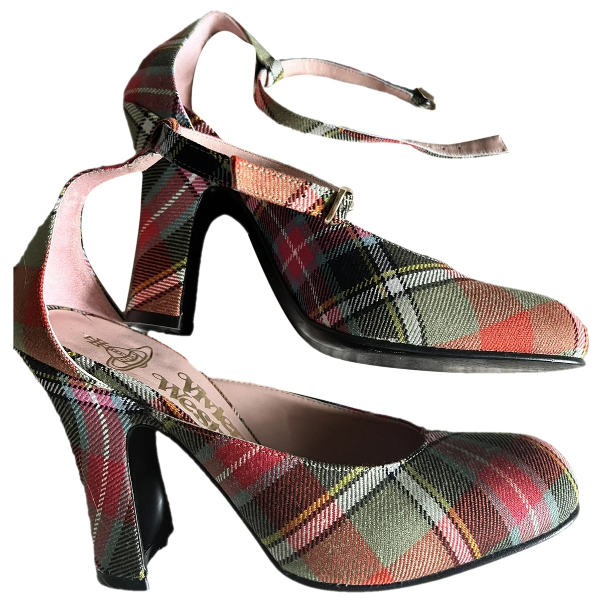 Pre-owned Vivienne Westwood Cloth Heels In Multicolour