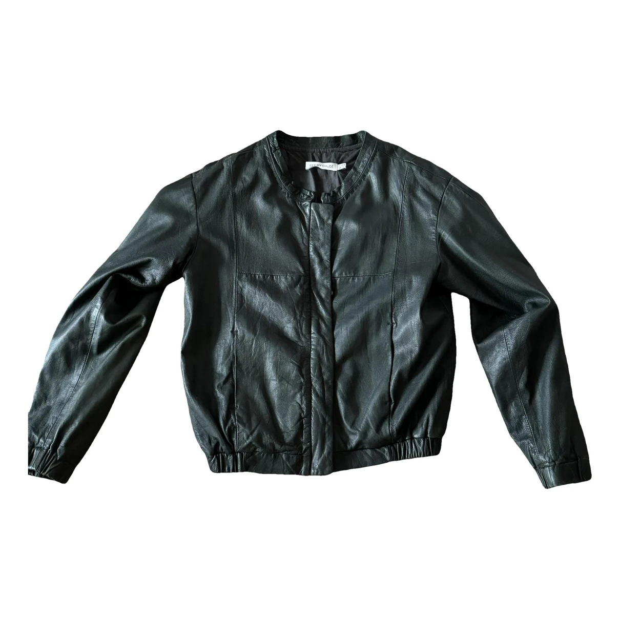Pre-owned See By Chloé Leather Jacket In Other
