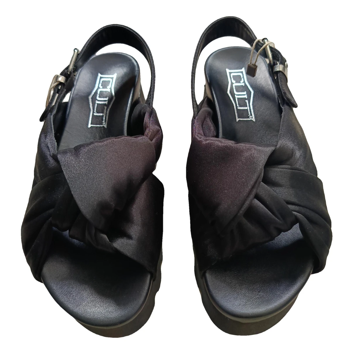 Pre-owned Cult Sandals In Black