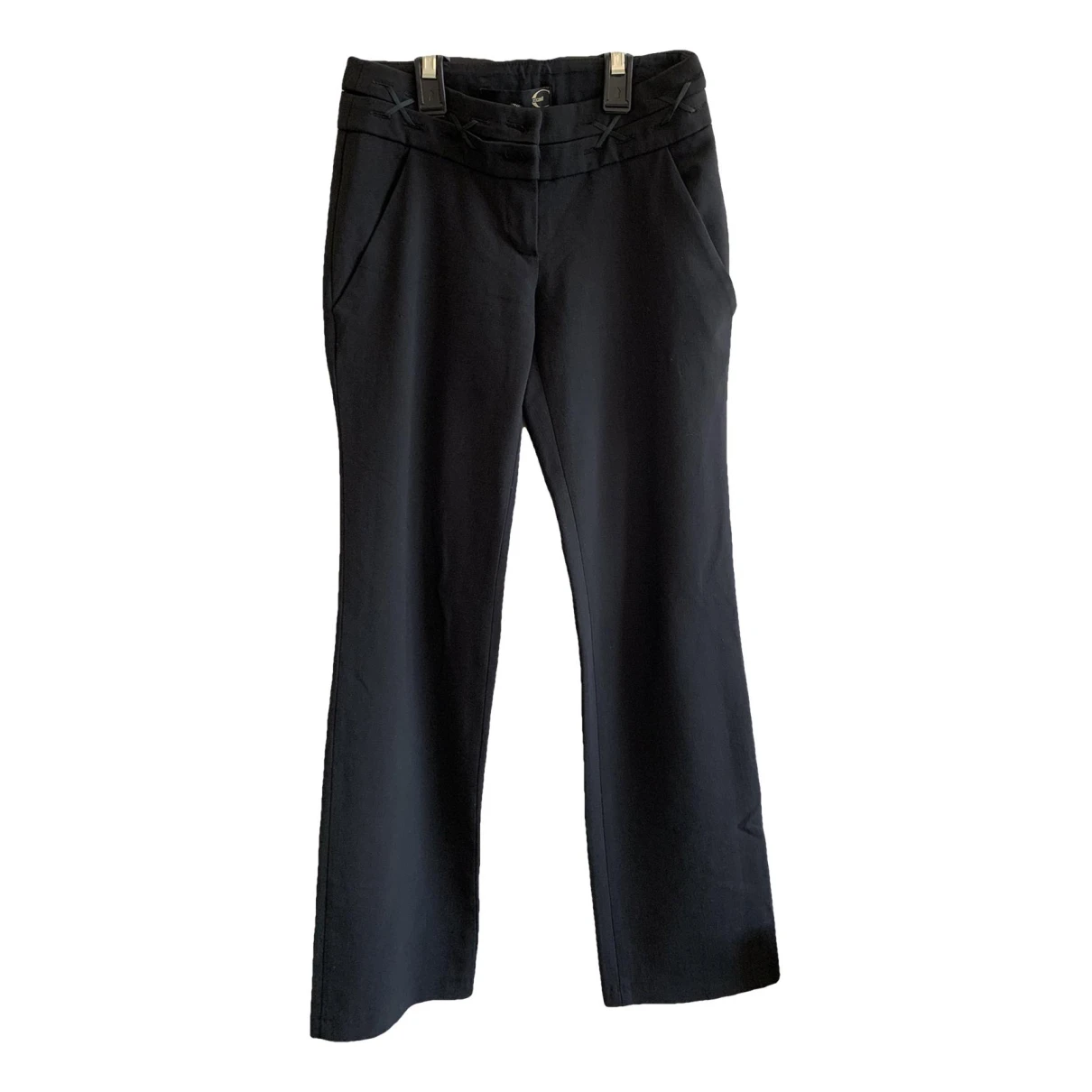 Pre-owned Just Cavalli Trousers In Black