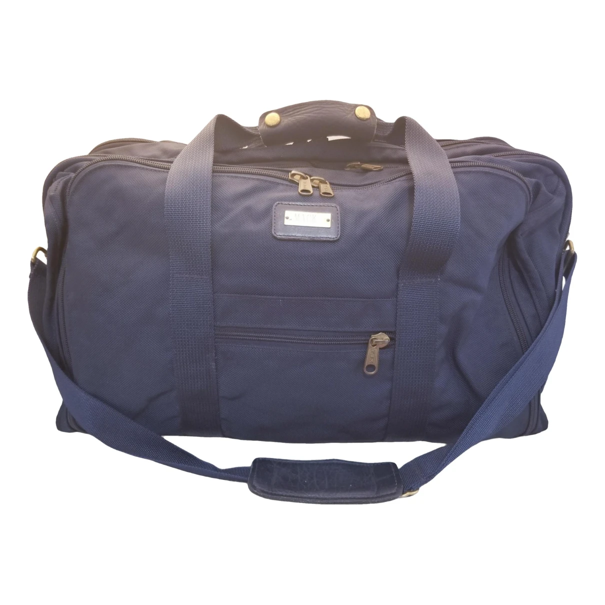 Pre-owned Tumi Cloth Travel Bag In Blue