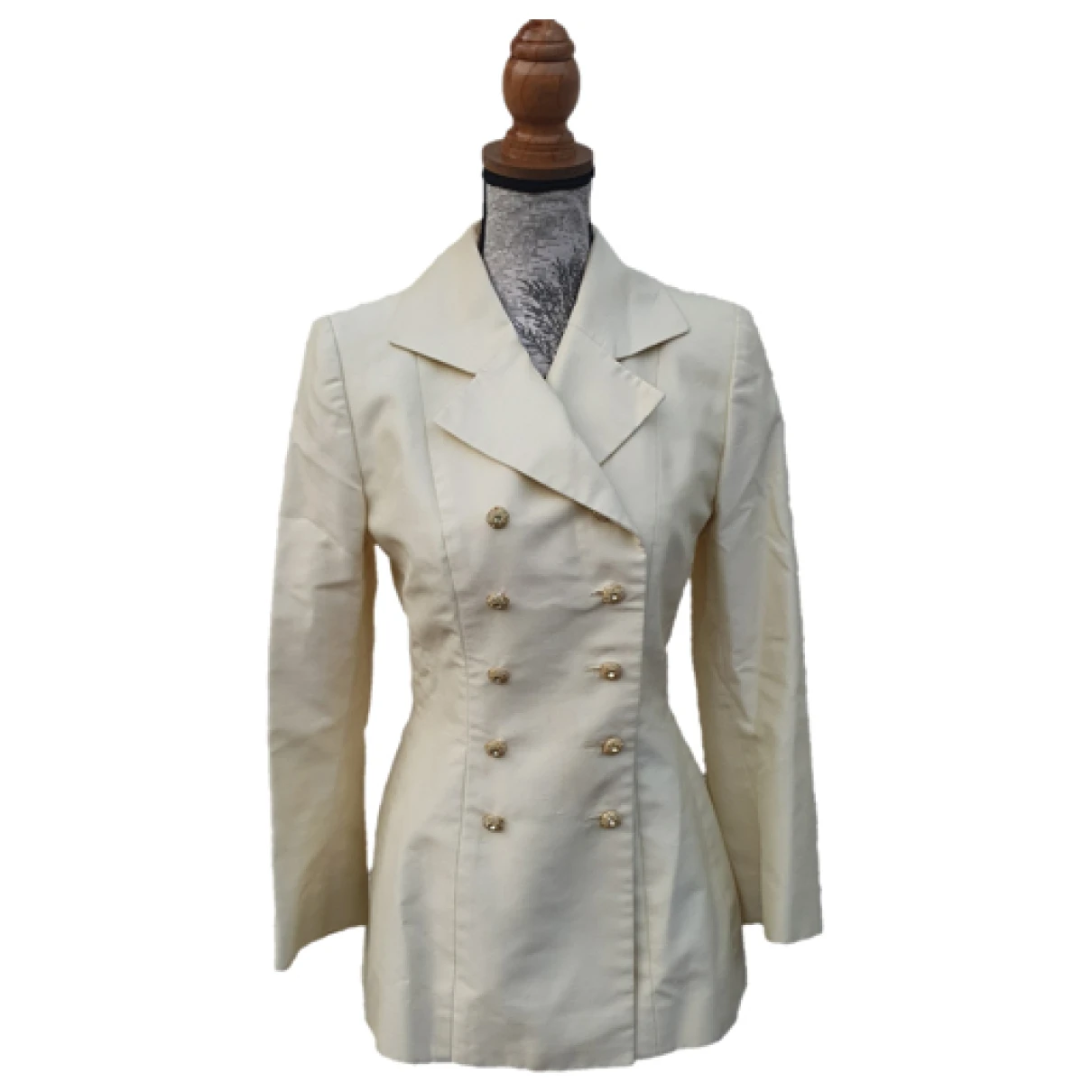 Pre-owned Jacques Fath Blazer In Yellow