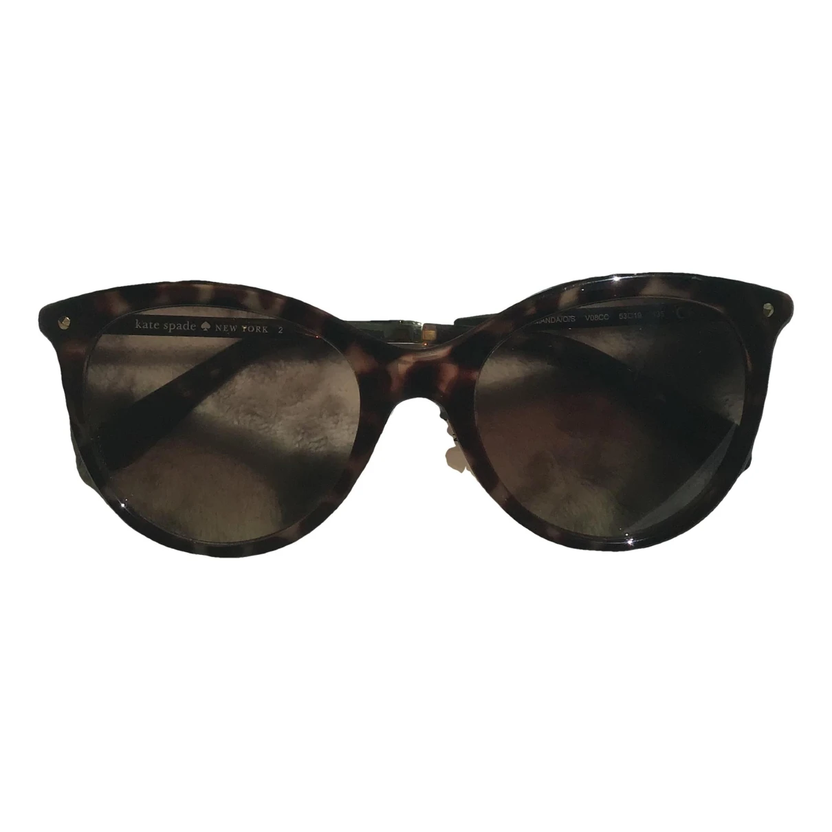 Pre-owned Kate Spade Sunglasses In Brown