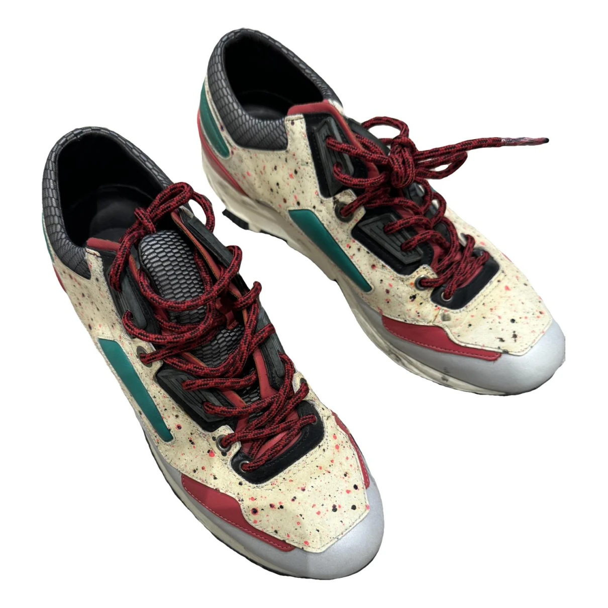 Pre-owned Lanvin Low Trainers In Multicolour