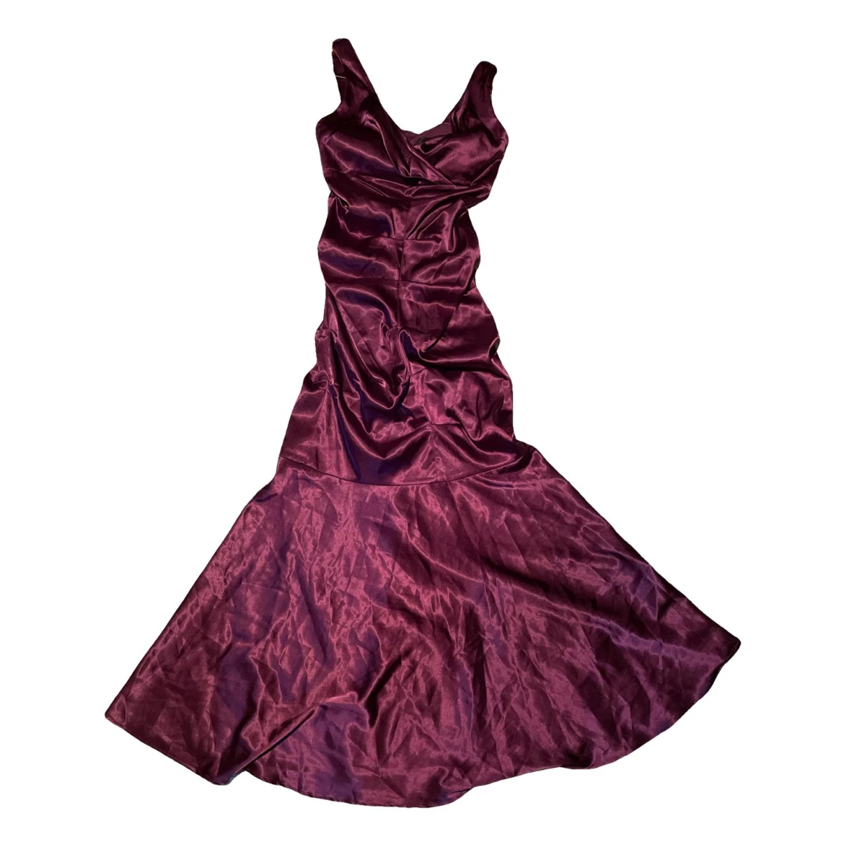 Pre-owned Xscape Maxi Dress In Purple
