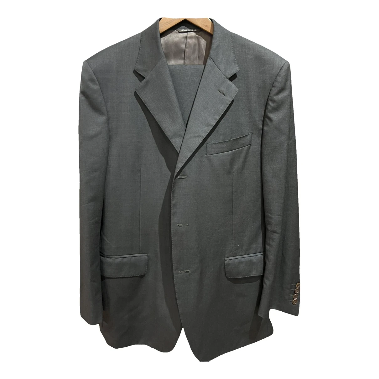 Pre-owned Canali Wool Suit In Brown
